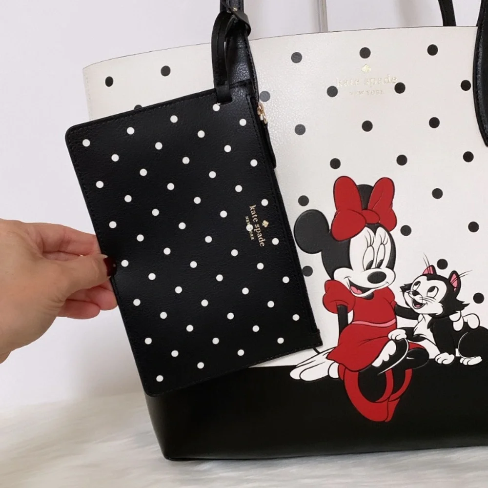 New💃Kate Spade disney x kate spade new york minnie mouse tote bag - Picture 2 of 13
